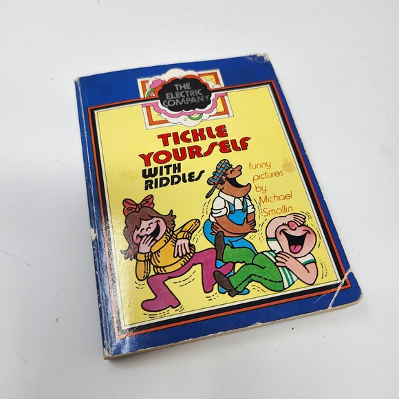 Electric Company‎ Tickle Yourself With Riddles Funny Pictures Vintage Book - Picture 1 of 6